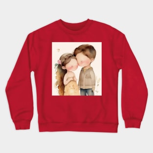 cute baby friend Crewneck Sweatshirt